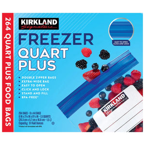 Costco Freezer Bag Quart Plus