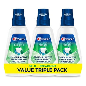 Crest Mouthwash Clean Breath 3pk
