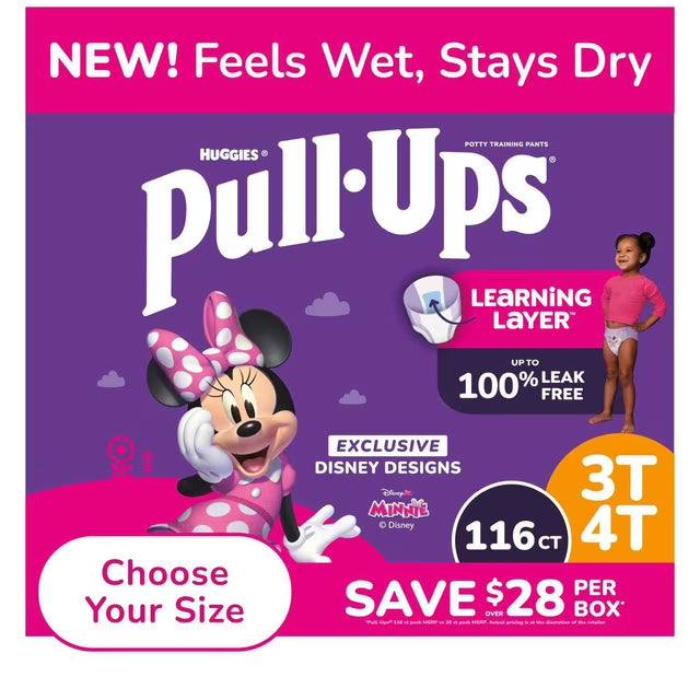 Baby 3-4T Girls Pull-ups
