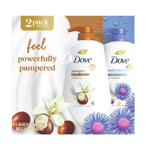 Dove shower Soap  assorted 2pk