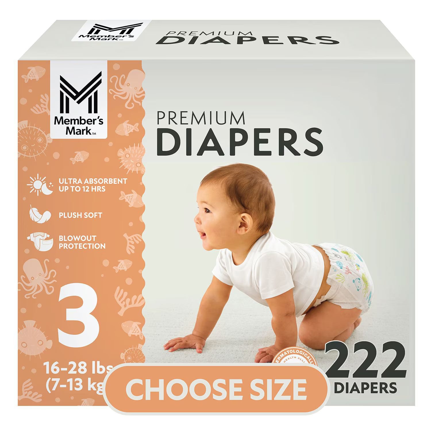 Sam's Club 3 diapers