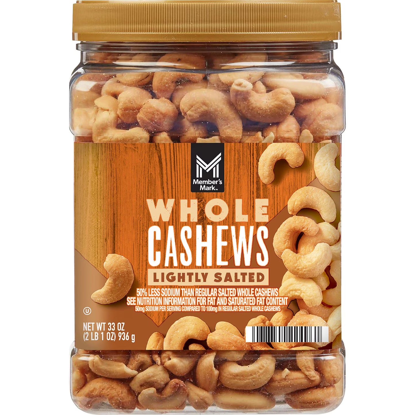Sam's Club Lightly Salted Cashews