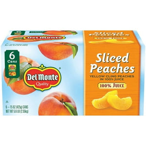 Slice peaches