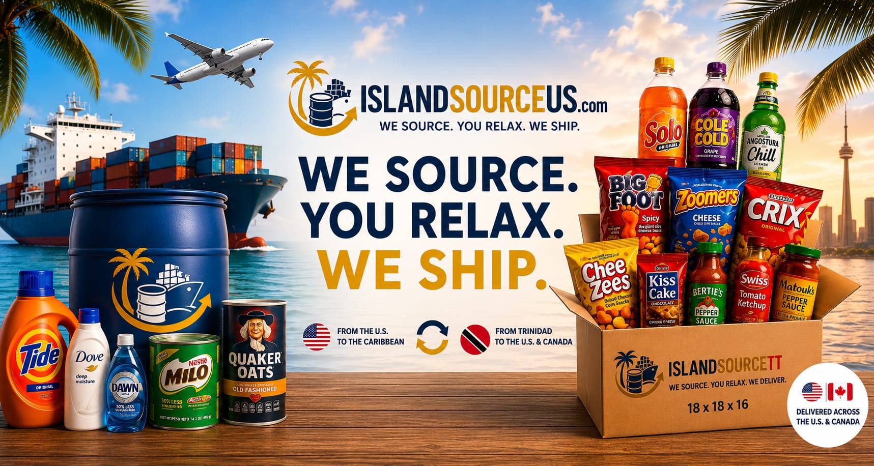 IslandSource — We source. You relax. We ship.